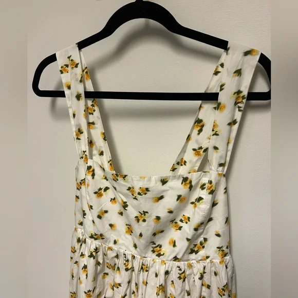 NWT J.Crew Squareneck Midi Dress in budding rose print - Picture 6 of 10